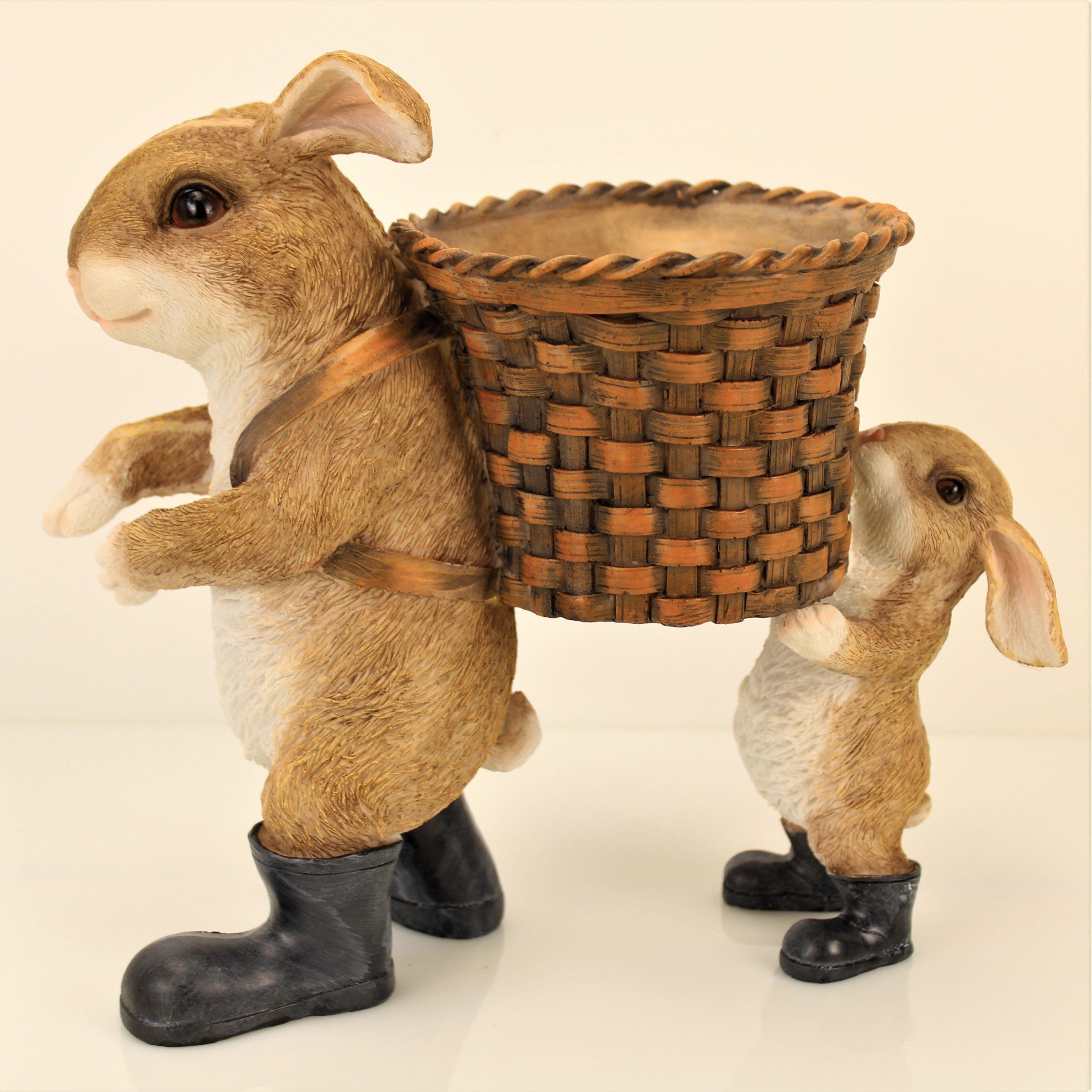 OnlineFuchs Gartenfigur Niedliche Deko Hasen, Kaninchen